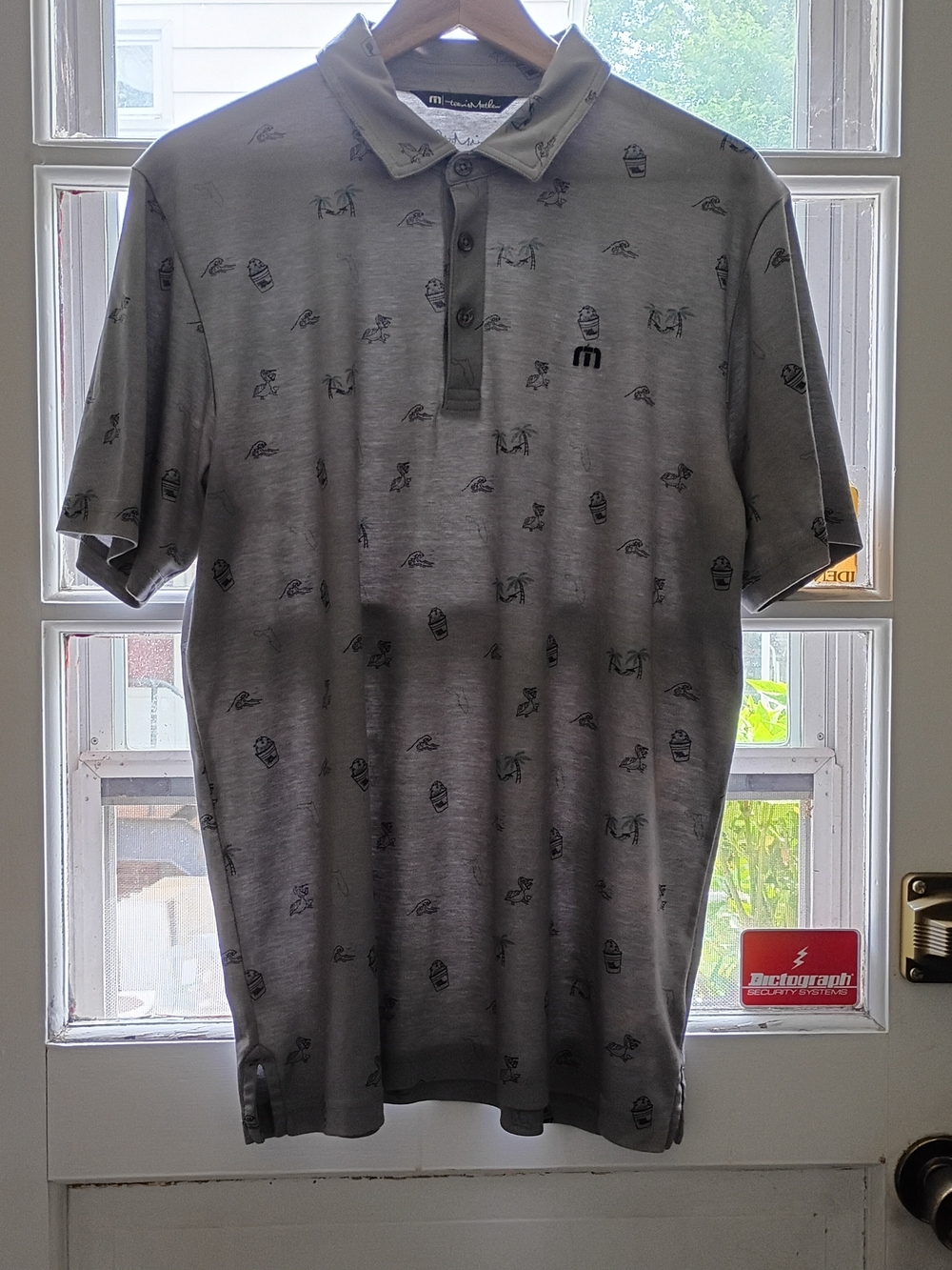 Travis Mathew Polo Men's Large - Tropical Theme